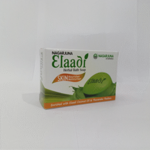 Elaadi Herbal Bath Soap – Nagarjuna Ayurveda 75gm | Prevents Skin Problems & 100% Ayurvedic