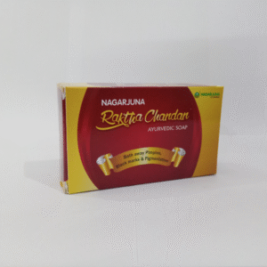 Nagarjuna Raktha Chandan Ayurvedic Soap – Red Sandalwood Skin Brightening Soap (75gm)