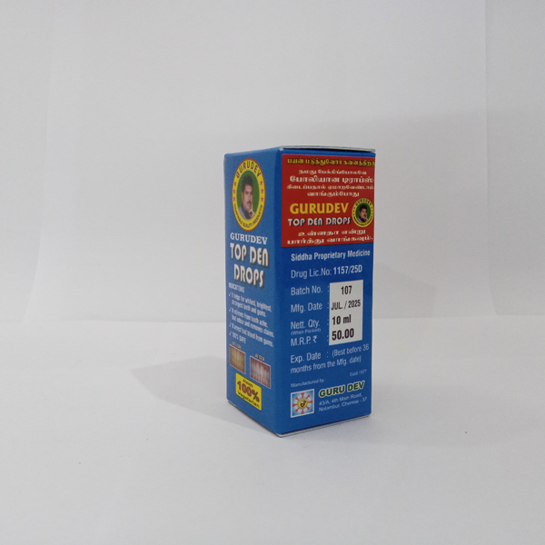 Top Den Drops – Gurudev 10ml Herbal Oral Hygiene Support - Image 3