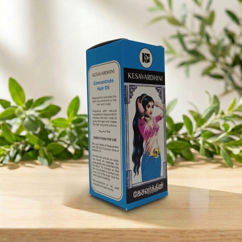 Kesavardhini Hair Growth Oil 25ml – Promotes Hair Growth – AV Square Naturals