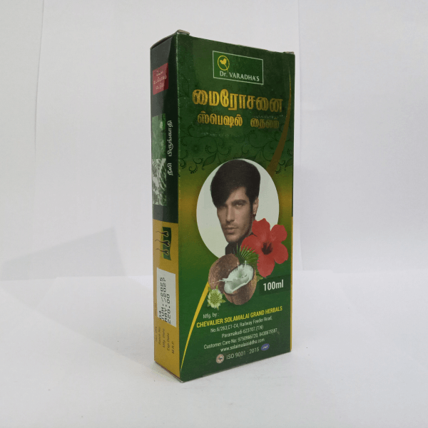 Tailam Kumkumadi Tailam | Dr. Varadhas 100ml – Improves Blood Circulation & Skin Glow - Image 3