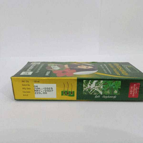 Tailam Kumkumadi Tailam | Dr. Varadhas 100ml – Improves Blood Circulation & Skin Glow - Image 2