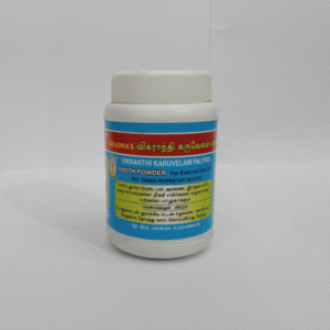 Vikranthi Karuvelam Palpodi – Dr. Varadha’s 100gm | Natural Freshness & Strengthened Teeth