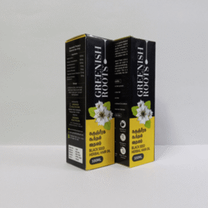 Greenish Roots Black Seed Herbal Hair Oil 100ml – Stimulates Natural Hair Growth