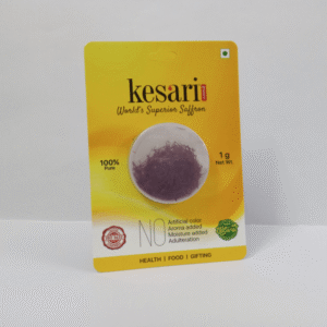 Kesari Saffron Powder 1mg – Pure Saffron for Rich Antioxidants & Wellness