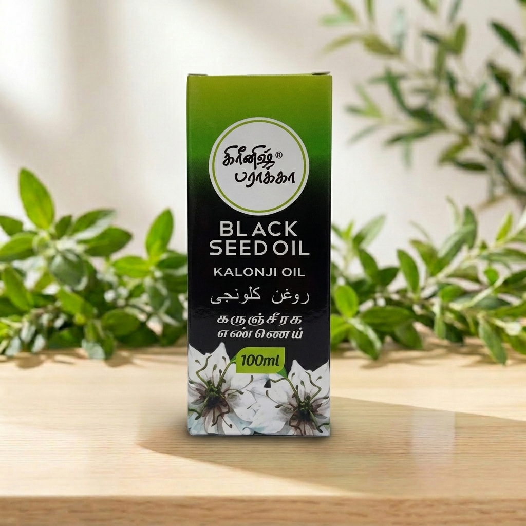 Greenish Baraka Black Seed Oil 100ml – Natural Support for Hair & Health – AV Square Naturals