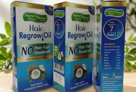 Herbo Flora Hair Regrow Oil 100ml – Improves Hair Texture – AV Square Naturals