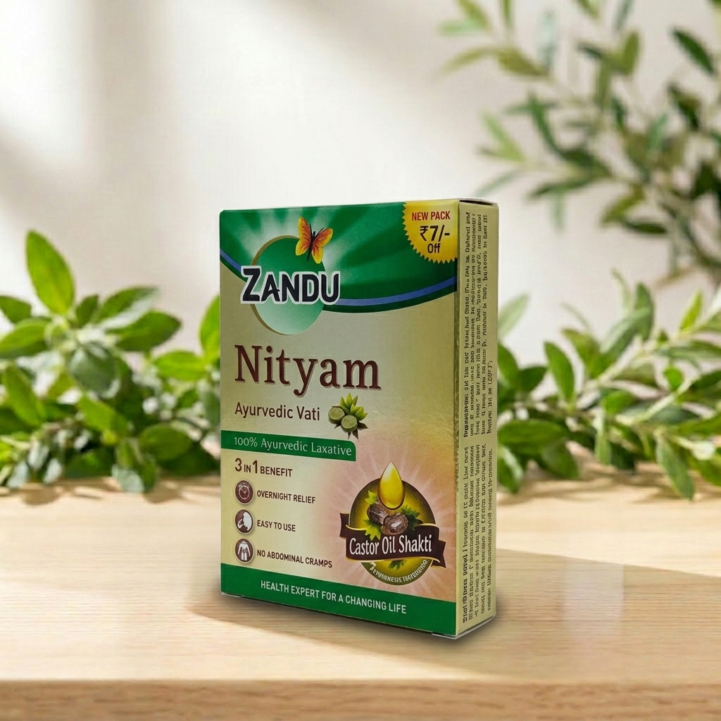 Zandu Nityam Ayurvedic Vati – Supports Healthy Digestion – AV Square Naturals