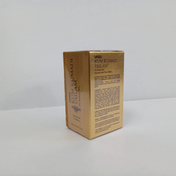 Vasu Kumkumadi Tailam 25ml – Brightens Skin Tone - Image 3