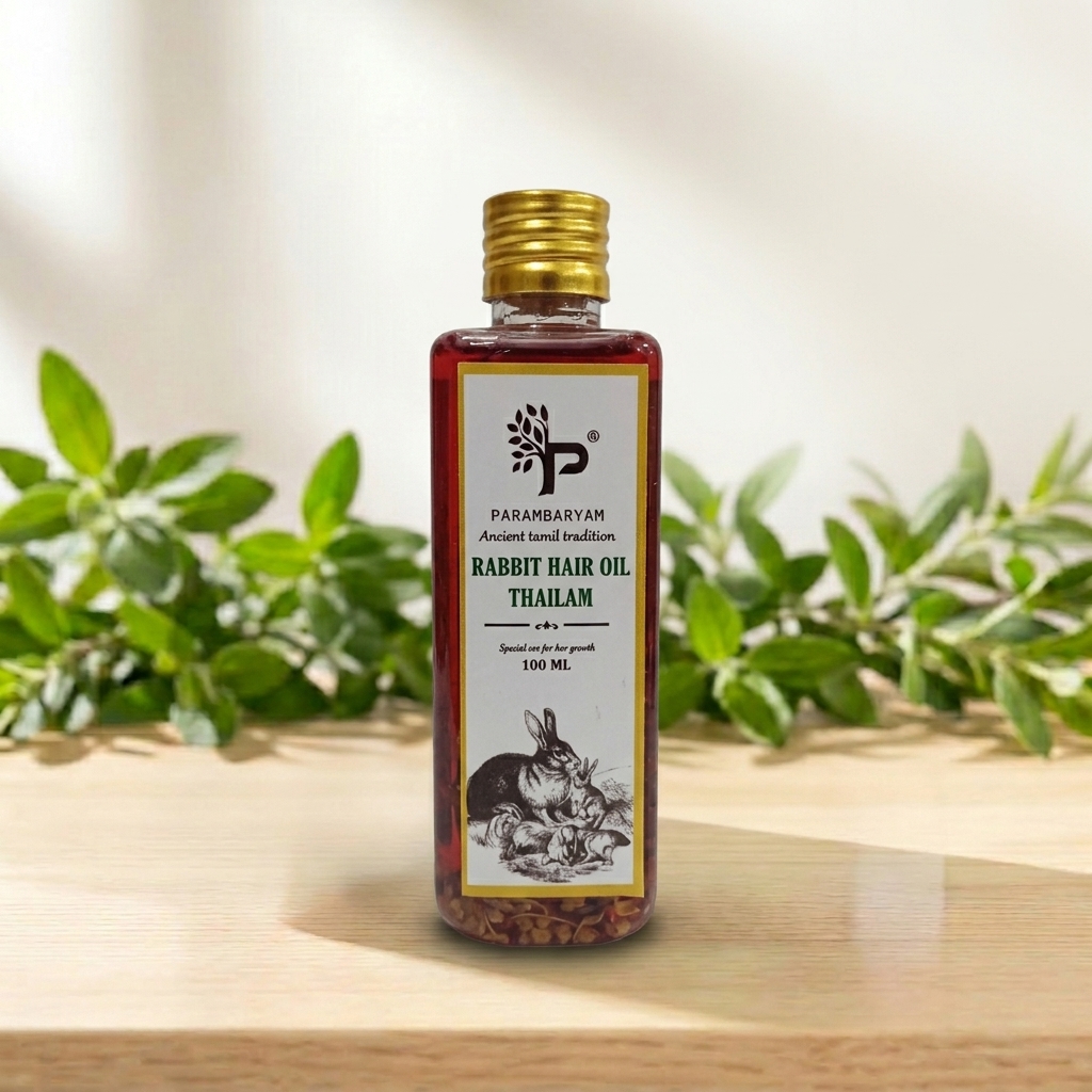 Rabbit Hair Thailam 100ml – Promotes Faster Hair Growth – AV Square Naturals