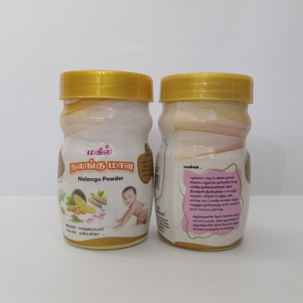 Nalangu Powder 100gm – Dharani Herbals | Traditional Herbal Bath Powder for Bright, Soft & Clear Skin - Image 2