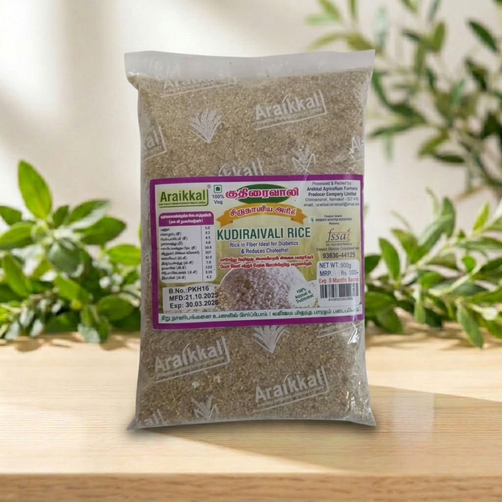 Kudiraivali Rice 500g – Healthy Millet Rice – AV Square Naturals