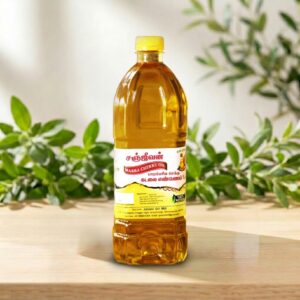 Cold-Pressed Peanut (Groundnut) Oil – 1 L | Pure Marra Chekku Oil | கடலையெண்ணெய்
