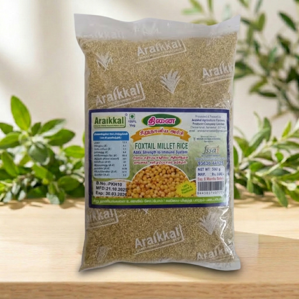 Foxtail Millet Rice 500g – Better Immunity Support – AV Square Naturals