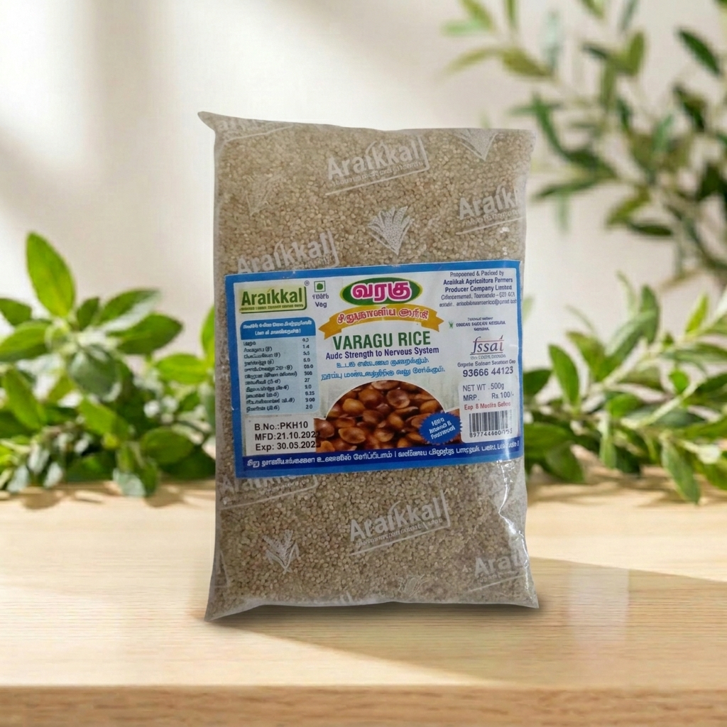 Varagu Rice 500g – Natural Millet Rice – AV Square Naturals