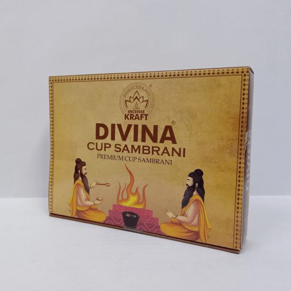 Divina cup sambrani 12 cups pack