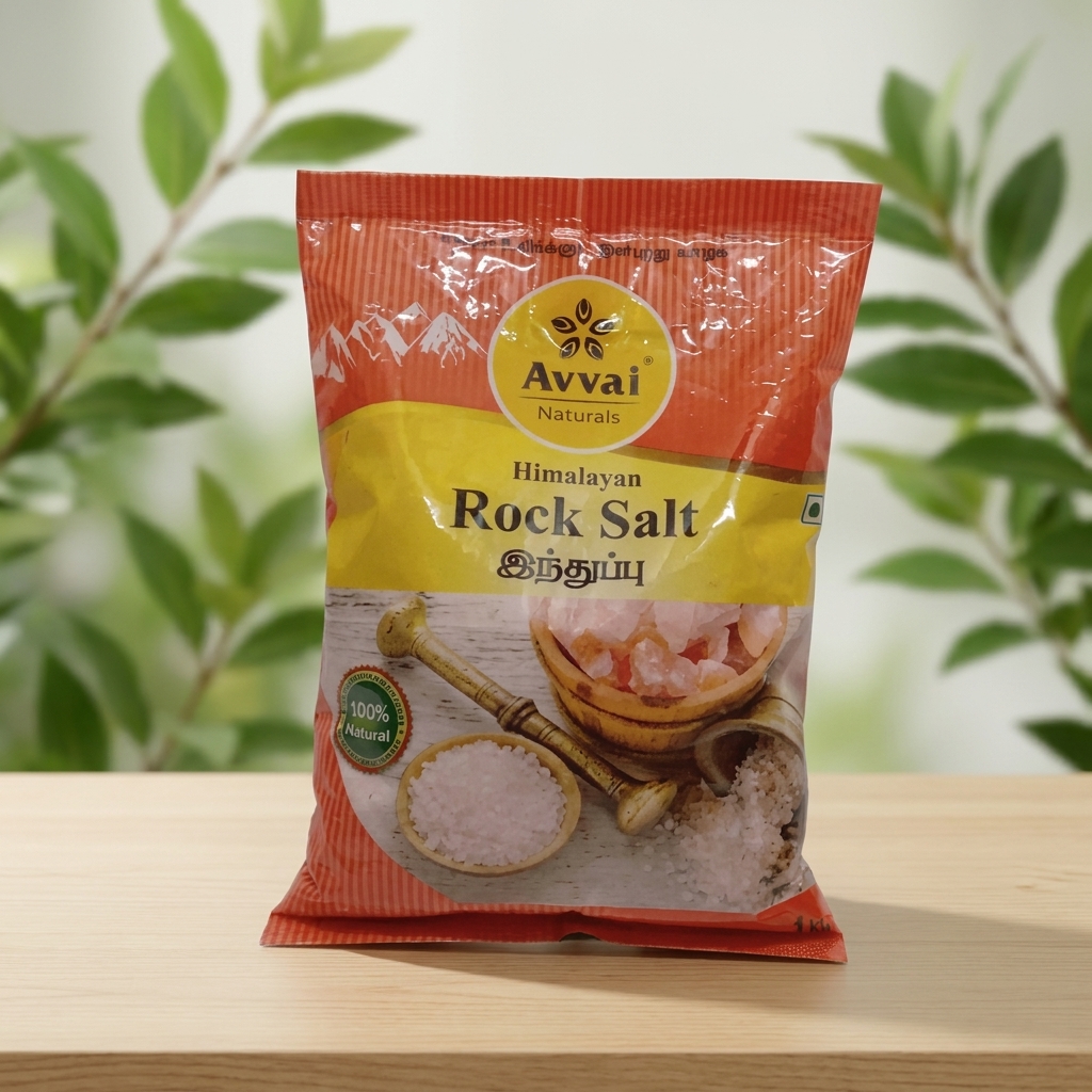 Natural Himalayan Rock Salt (1kg) – Supports Proper Hydration – AV Square Naturals