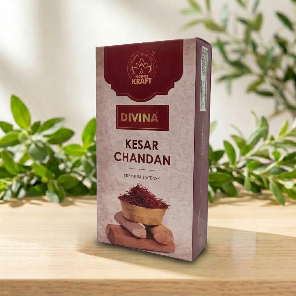 Chandan Agarbatti (16g) – Long-Lasting Fragrance – AV Square Naturals