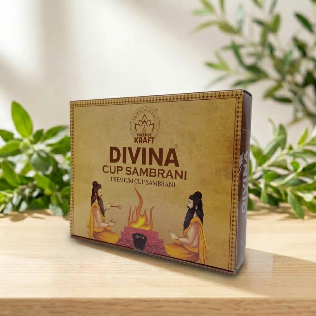 Divina Cup Sambrani – Ideal for Daily Pooja – AV Square Naturals