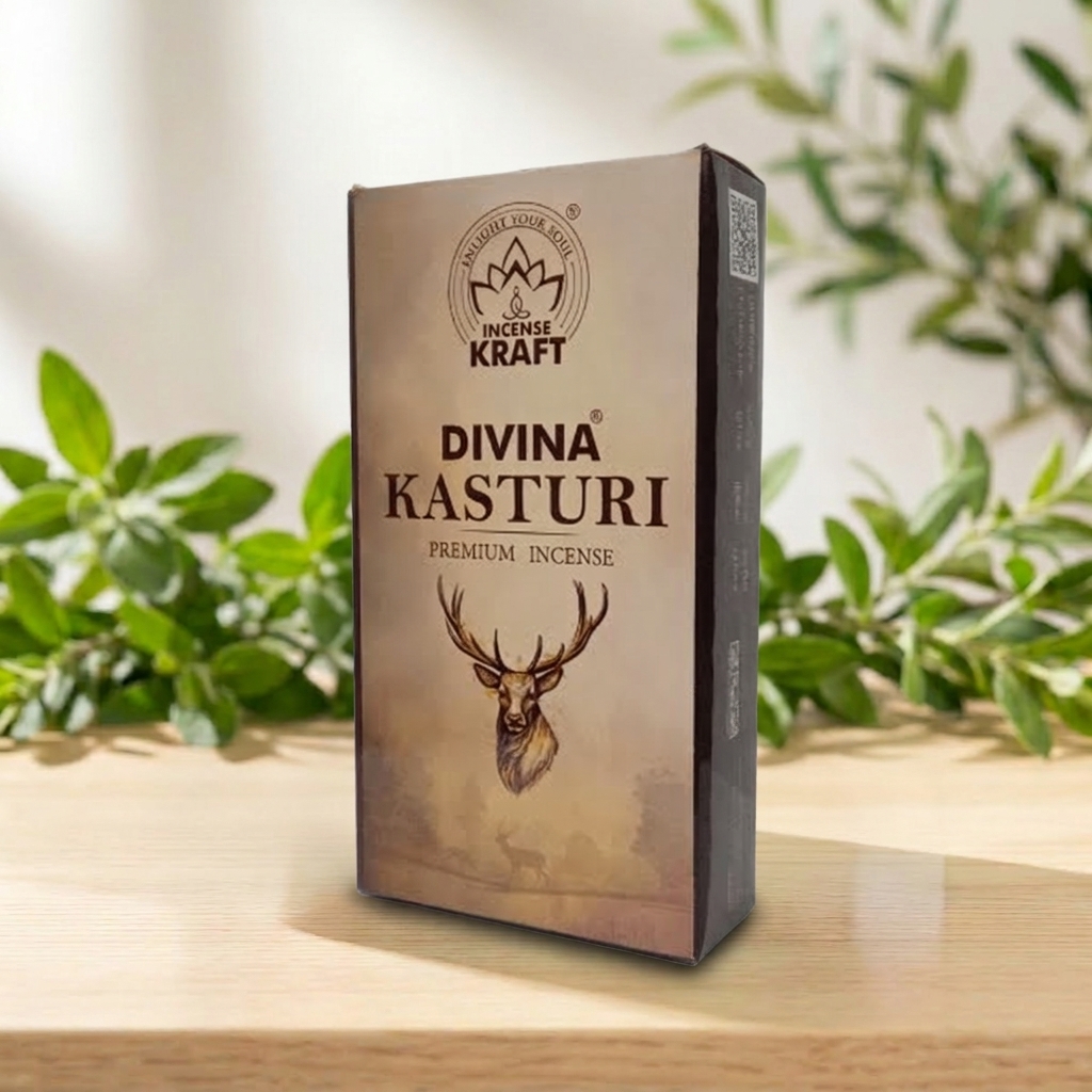 Kasturi Incense Sticks (16g) – Herbal Fragrance – AV Square Naturals