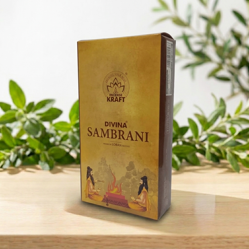 Sambrani Incense Sticks (15g) – Creates a Peaceful Ambience – AV Square Naturals