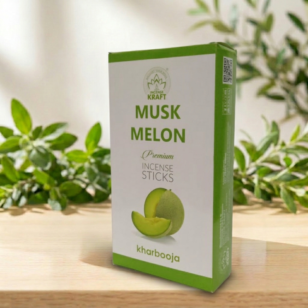 Musk Melon Agarbatti (16g) – Pleasant Fragrance – AV Square Naturals