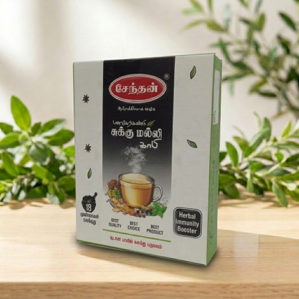 Palmcrystal Chukku Malli Coffee (100g) – Supports Healthy Digestion – AV Square Naturals